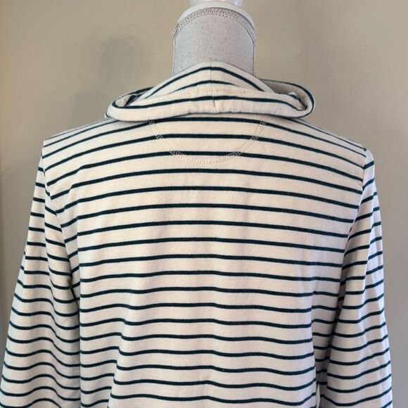 L.L. Bean Classic Striped Cowl Neck Top - Picture 5 of 6